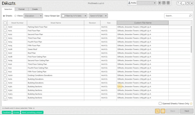 ProSheets Advanced Settings